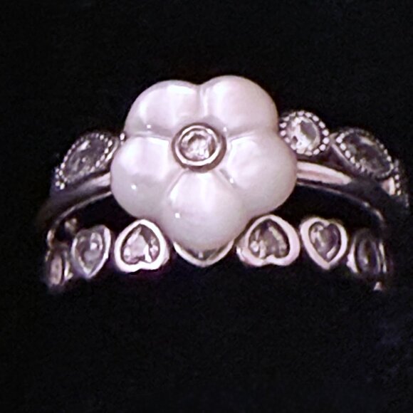 PANDORA Stackable Trio Ring Set - Picture 1 of 4